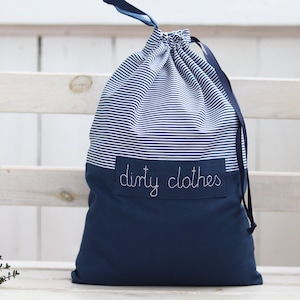 Wäschesack auf Reisen, Wäschebeutel, Wäschebeutel, Wäschebeutel, Reise-Accessoires, personalisierte Reisetasche, wiederverwendbare Kordelzugtasche