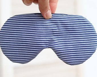 Cotton Sleeping Eye Mask: Adjustable Travel Blackout Mask