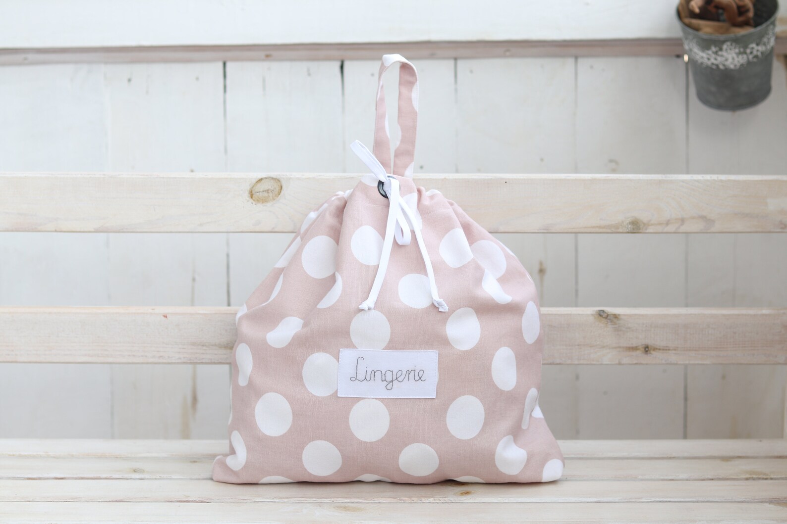 Personalized kids laundry hamper Baby polka dot laundry and Etsy