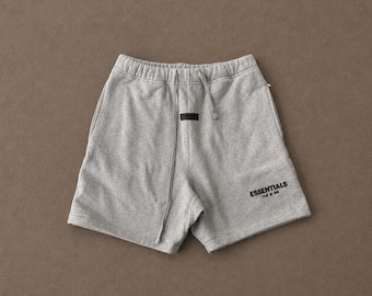 Men’s Essentials Relaxed Fit Shorts, Casual Streetwear Drawstring Summer Shorts