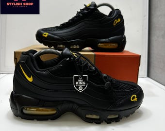 Corteiz x Air Max 95 Black Yellow Logo Sneakers | Limited Edition Streetwear Trainers