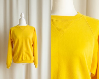 Vintage yellow crewneck sweatshirt