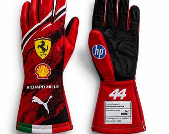Premium Racing Inspired Driving Gloves | Motorsport Style Gloves | High Grip Racing Gloves | Performance Racing Gloves | Custom Racing Gear