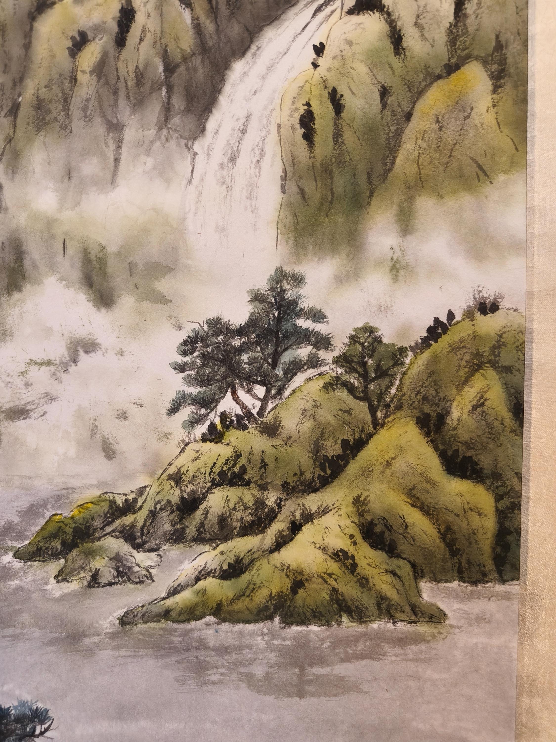 Shan shui painting - Etsy 日本