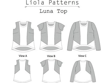 Luna Top PDF Sewing Pattern
