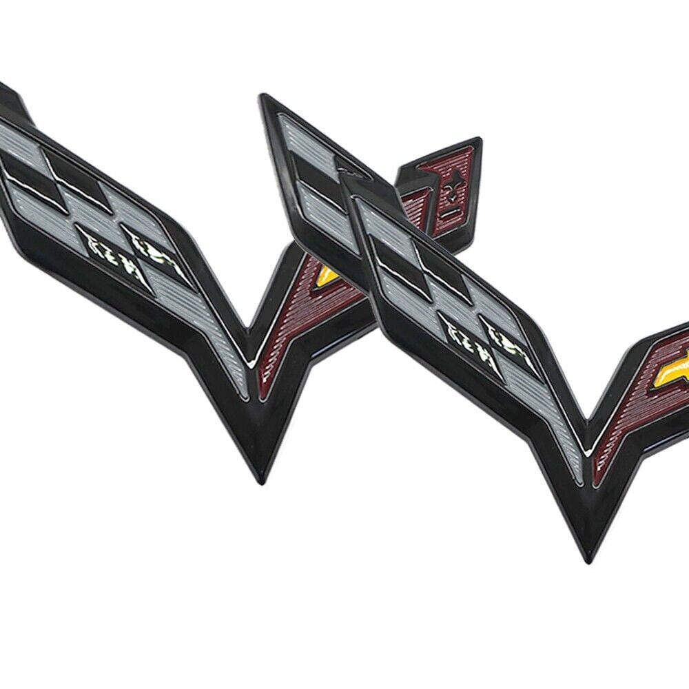 Chevrolet Corvette Emblem Fleck con licencia oficial Silky