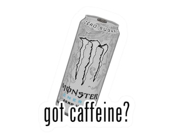 Monster Energy Sticker | Got Caffeine? Vinyl Decal