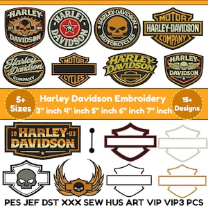 Motorcykelsköldvapenbroderidesign, vintage bikerpatchstil, retro badgemaskinbroderifil, digital nedladdning dst pes jef sew
