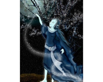 Start of Autumn gothic fairy digital art fantasy limited edition print