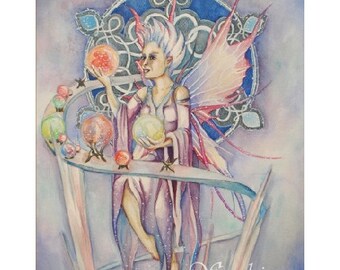 Warm Memories ice fairy fantasy art limited edition print