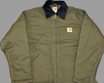 Carhartt Detroit Jacket Olive Green, XL