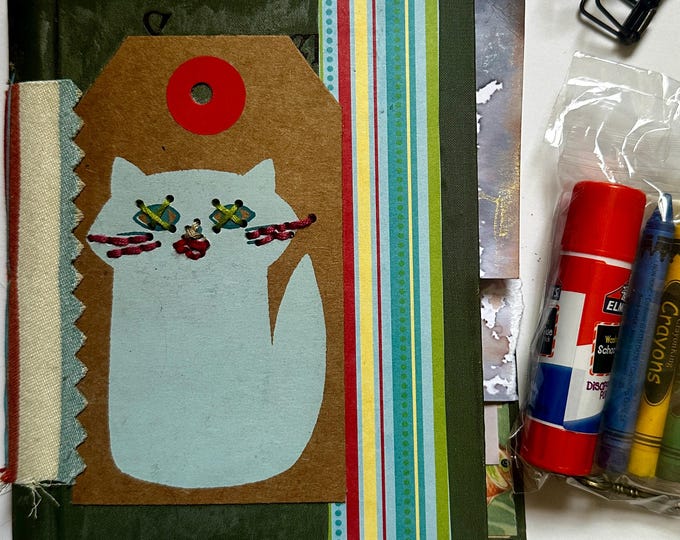 Featured listing image: Whimsical Journal - Cat