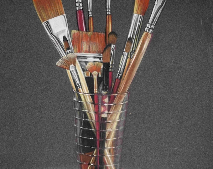 Painting Tools, Giclée Print, Sure Color on Hahnemühle Cotton Paper