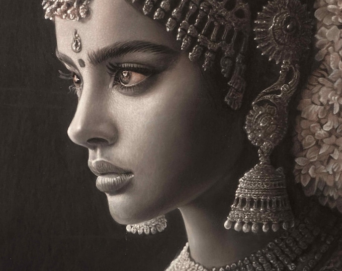 Padmavati Queen, Giclée Print, Sure Color on Hahnemühle Cotton Paper