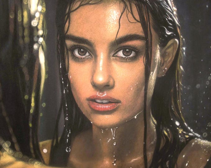 The Woman in the Mirror, Giclée Print, Sure Color on Hahnemühle Cotton Paper