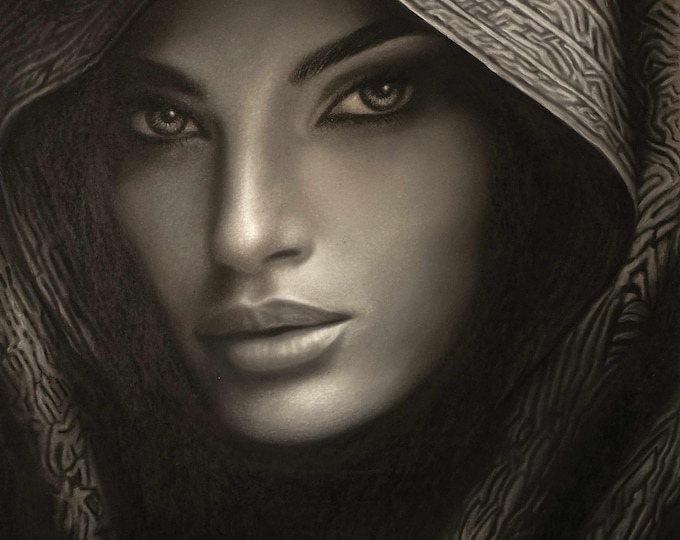 The Queen of Sheeba, Giclée Print, Sure Color on Hahnemühle Cotton Paper