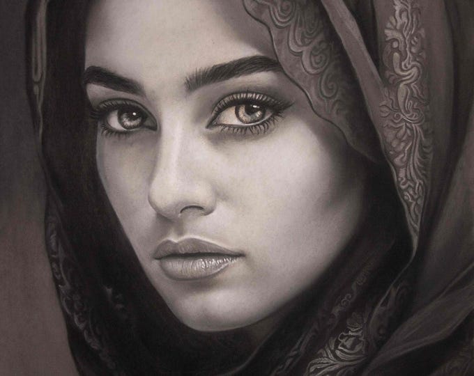 Arabian Princess, Giclée Print, Sure Color on Hahnemühle Cotton Paper