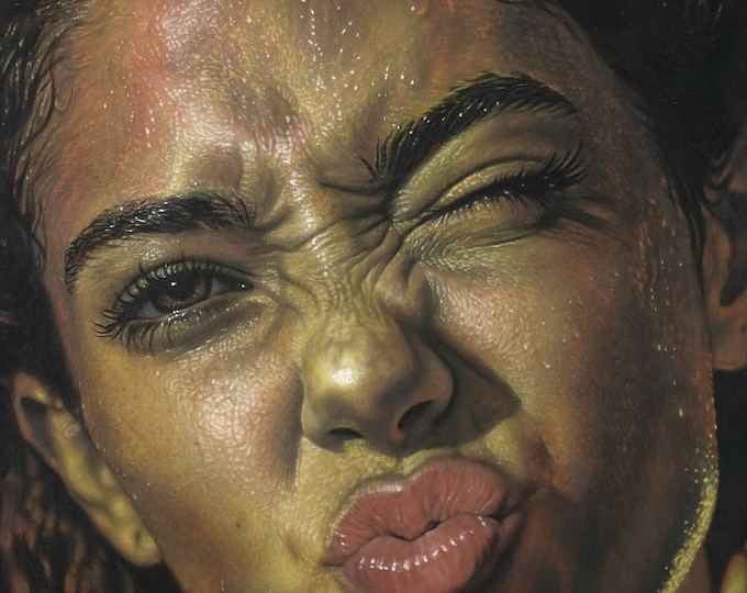 Mocking Girl, Giclée Print, Sure Color on Hahnemühle Cotton Paper