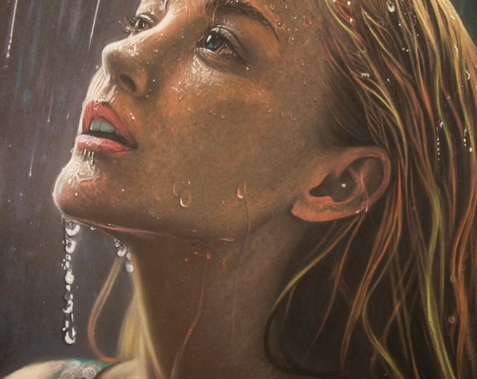 Joy in The Rain, Giclée Print, Sure Color on Hahnemühle Cotton Paper