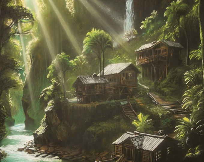 Heavenly Valley, Giclée Print, Sure Color on Hahnemühle Cotton Paper