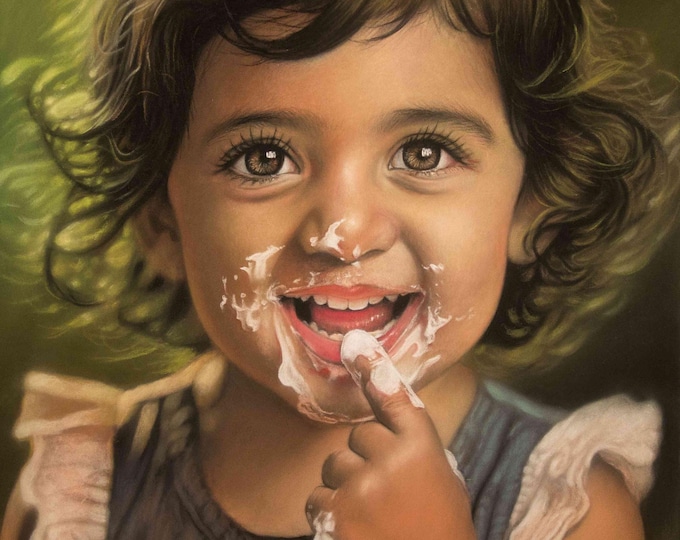 The Little Angel, Giclée Print, Sure Color on Hahnemühle Cotton Paper