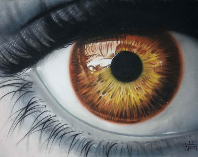 Golden Eye, Giclée Print, Sure Color on Hahnemühle Cotton Paper