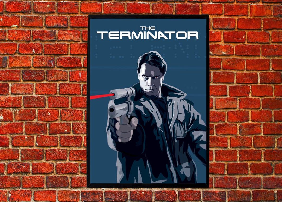 The Terminator Arnold Schwarzenegger Movie Canvas Poster - Etsy Canada