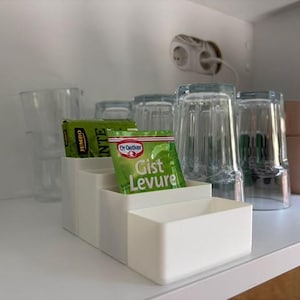 Küchen Organizer | Gewürzbeutel Halter | Tütchen Organizer | Vorrats Organizer | Aufbewahrung für Gewürzmischungen