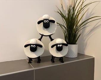 Schaf Toilettenpapierhalter | Lustige Badezimmer Deko | Toilettenrollenhalter Schaf | Badezimmer Organizer | Geschenkidee Bad | 3D gedruckt