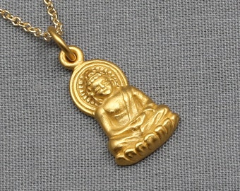 Buddha Necklacegold24k Gold 