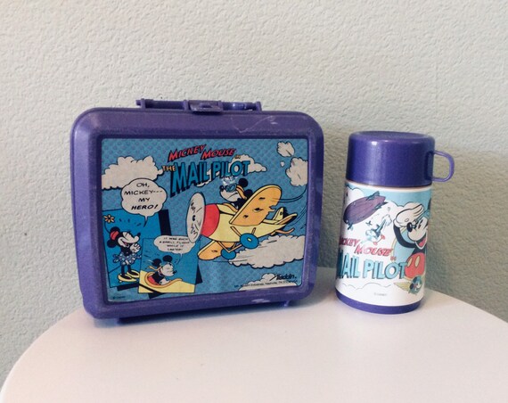 vintage aladdin mickey mouse lunch box