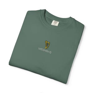 Vitamin G Guinness Embroidered T-shirt | St. Patrick's Beer Tee image 5