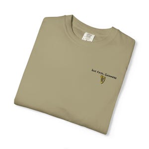 But First, Guinness embroidered T-shirt | Guinness logo image 3