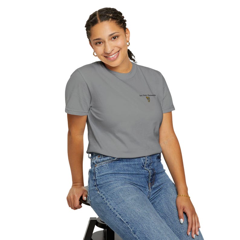 But First, Guinness embroidered T-shirt | Guinness logo image 9