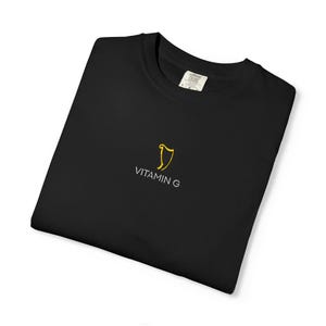 Vitamin G Guinness Embroidered T-shirt | St. Patrick's Beer Tee image 2