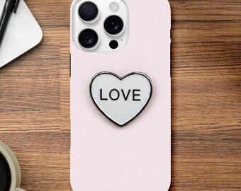 Pink Heart iPhone Case – Protective Love Design for iPhone 12-15 Pro Max, Plus, SE