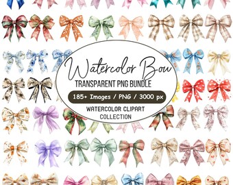 100 Bow Clipart Png Bundle, Colorful PNG Graphics, Hair Bow PNG, Ribbon Png Bundle, Cards & Crafts, hair bow clipart, Digital Download
