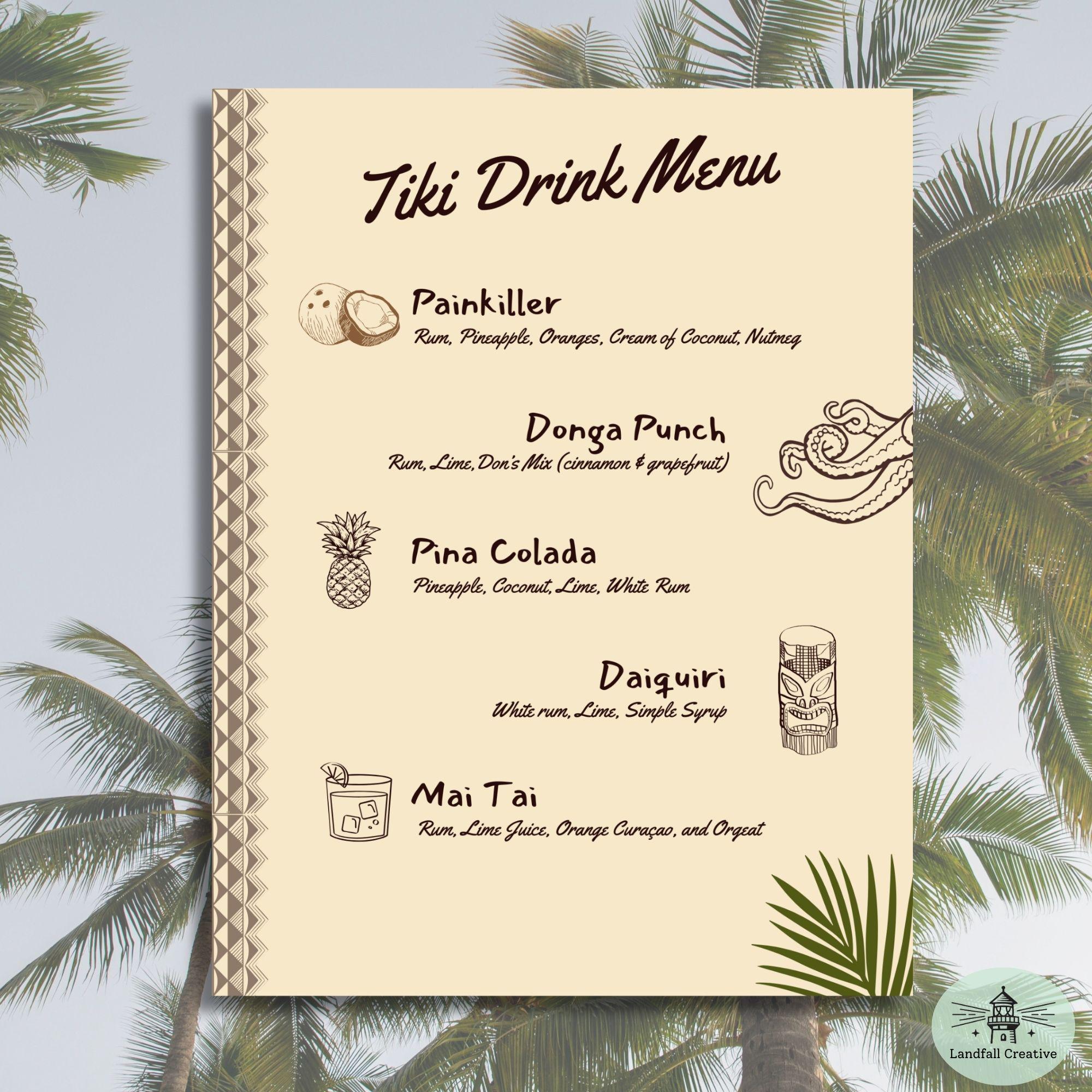Hawaii Menu Vintage - Etsy