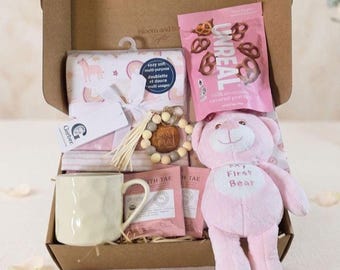 Omvårdnadspaket för nyblivna mammor, presentask för nyfödd, presentask för nyblivna mammor, födelsedagspresent, självvårdspresent till mamma, present till kvinnor, present till henne