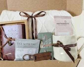 Caja de regalo para el Día del Padre, cesta de regalo personalizada para papá, regalo de cumpleaños para papá, set de regalo de diario para papá, taza de café de regalo, regalo para él