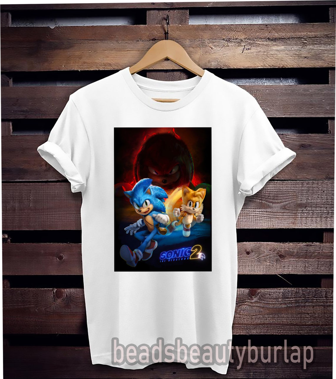 Sonic the Hedgehog 2 Movie Fan T Shirt Sonic Tshirt Sonic Etsy