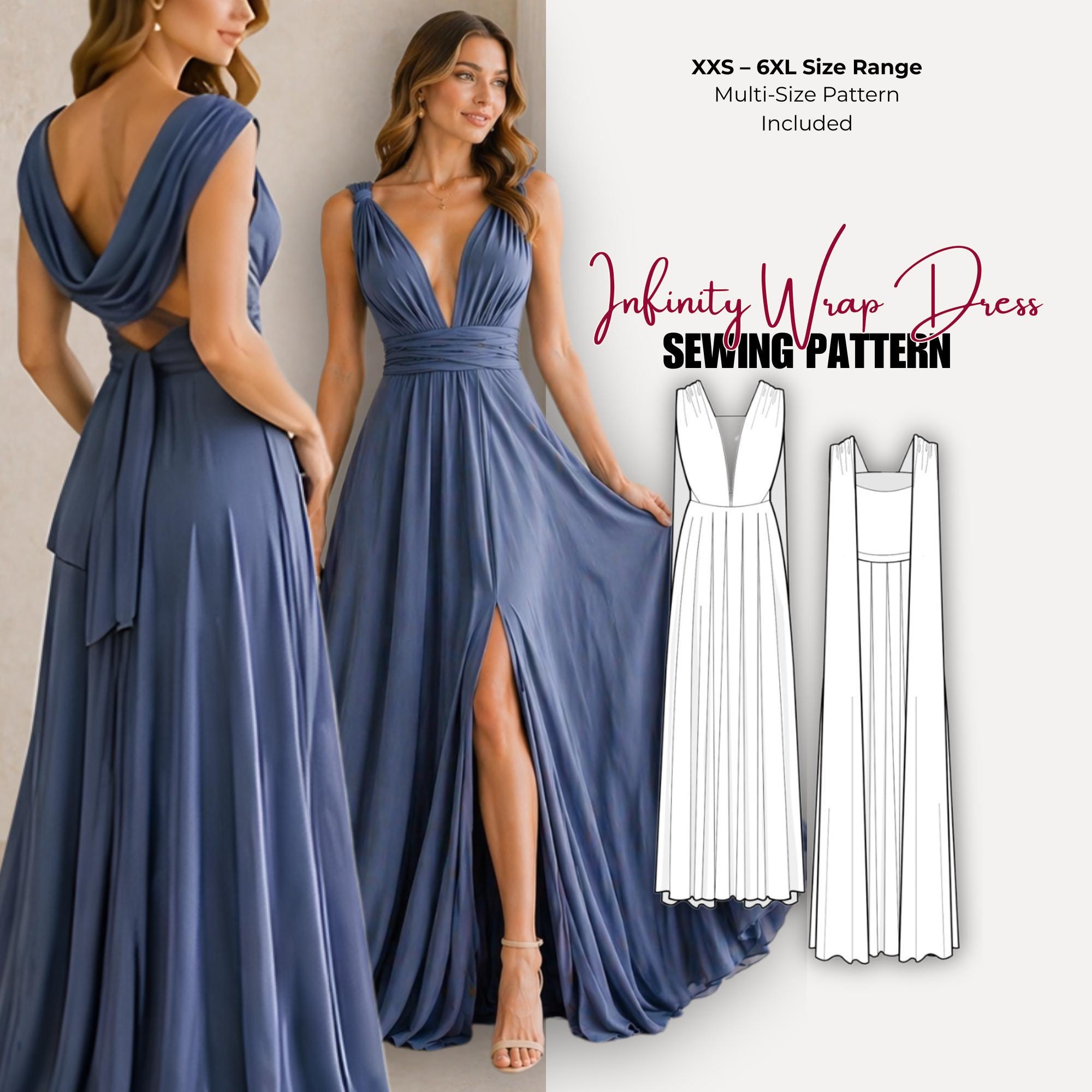 Convertible Bridesmaid Dress - Etsy