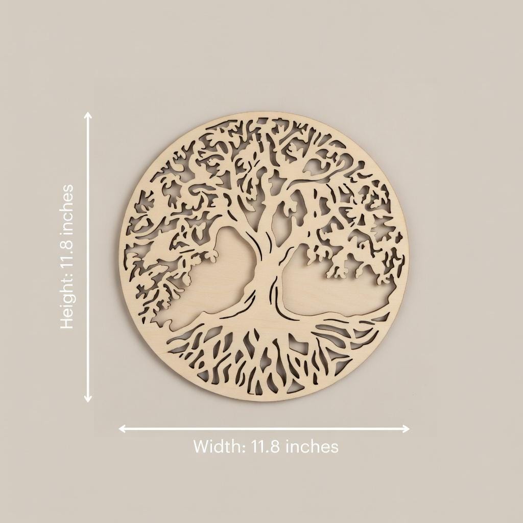 Tree of Life Wooden Wall Decor Rustic Farmhouse Wall Art - Etsy