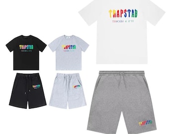 Completo t-shirt e pantaloncini Trapstar Chenille Decoded - (LOGO GUSTI CARAMELLE)