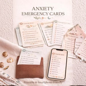 不安やパニックを鎮めるためのヘルプカード – すぐに落ち着くためのツールキット（印刷可能）