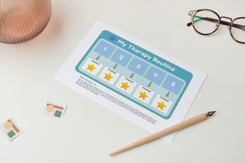 Printable Visual Schedule, Childrens Occupational Therapy Routine - Etsy