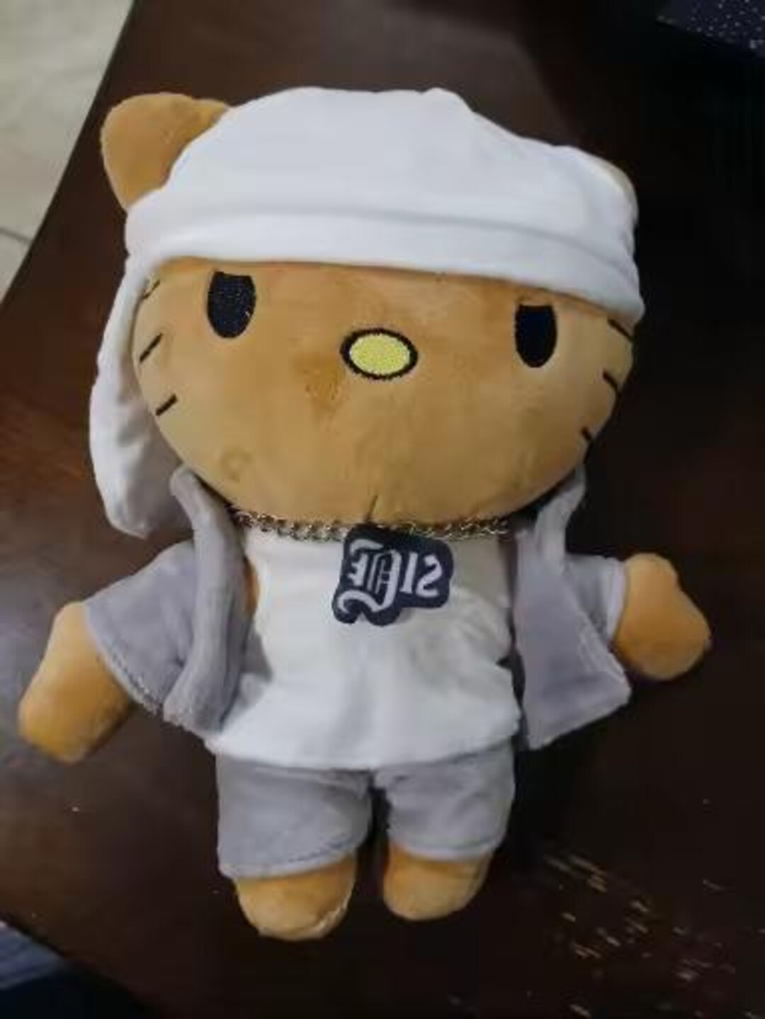Rapper Kitty Plush Doll, Hip Hop Cat Stuffed Toy, Music Inspired Plush ...