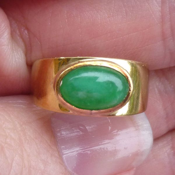 Jade Wedding Ring Set Etsy