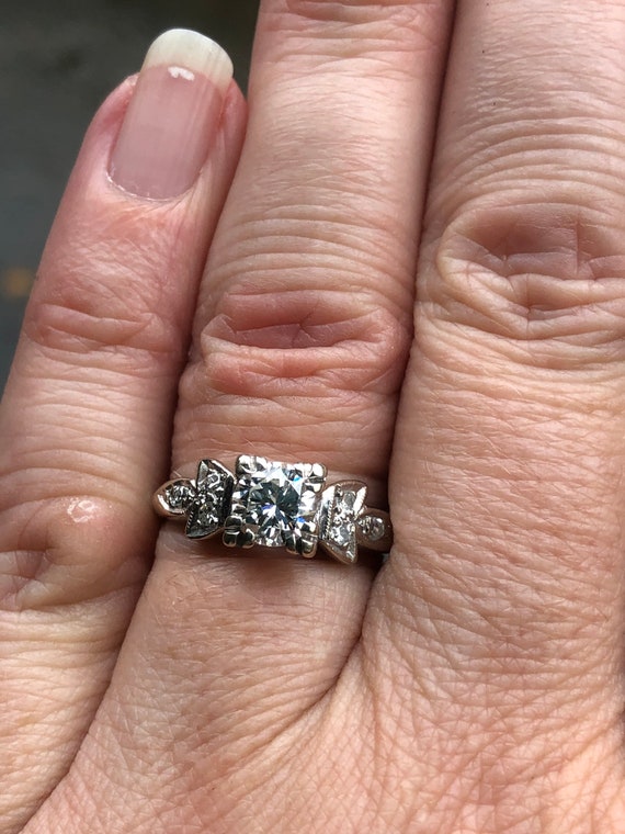 H color diamond shop in platinum