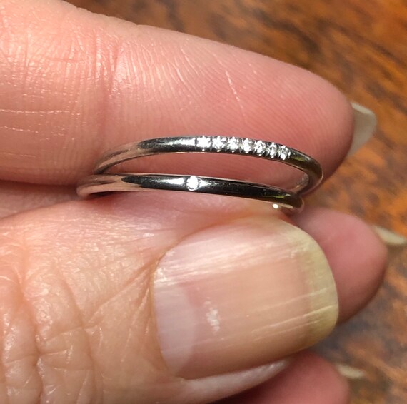 Designer  Engagement Set with Diamonds  set in PL… - image 4